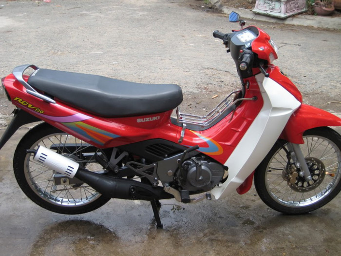 Mẫu xe máy Suzuki Xì po sơn tem đấu cực đẹp  Sơn Xe Sài Gòn